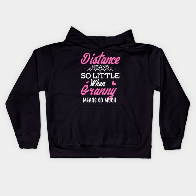 Best Granny Gift Kids Hoodie by jonetressie